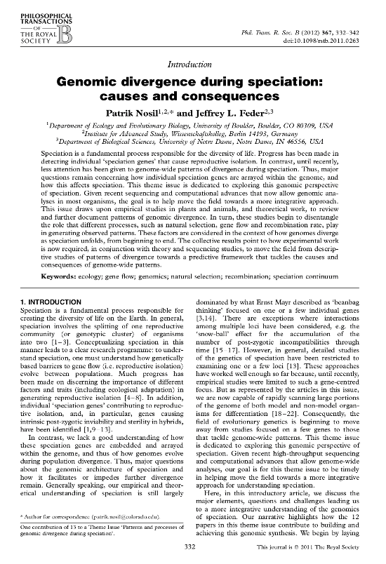 A Philosophical Transformations article from 2012